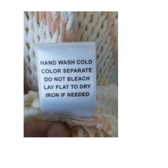 Le Lis Striped Knit Sweater Women’s Small – Pink White Lightweight Pullover Y2K - Picture 6 of 6